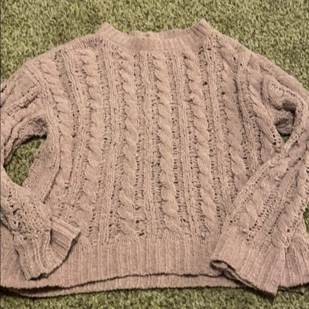 light purple sweater from american eagle